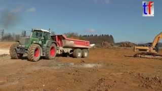 preview picture of video 'Fendt 936 Vario w./m. Dump Trailer / Kippanhänger, Germany, 11.03.2015.'