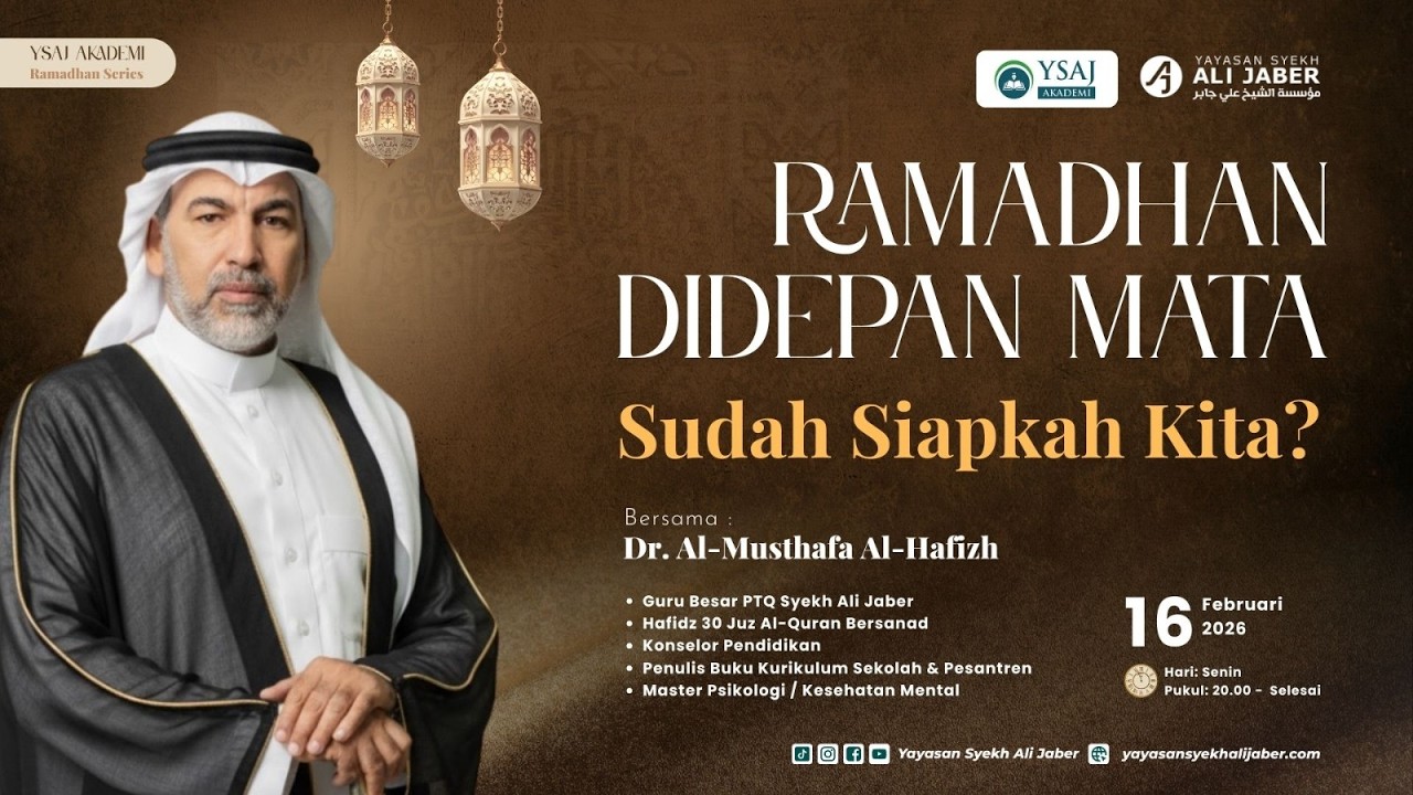 🔴 RAMADHAN DI DEPAN MATA // Dr. Al-Mustafa Al-Hafizh