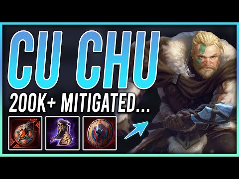 CU CHULAINN 200,000+ MITIGATED! - Solo Ranked Conquest Season X #smite #smiteseason10