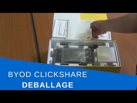 Comparaison des boîtiers BYOD Wepresent, Montage et Clickshare