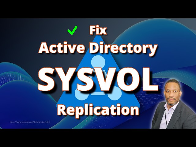 How to Fix SYSVOL Not Replicating (DFSR) in Active Directory with Step ...