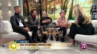 Bo Kaspers Orkester laddar för stor turné - Nyhetsmorgon (TV4)