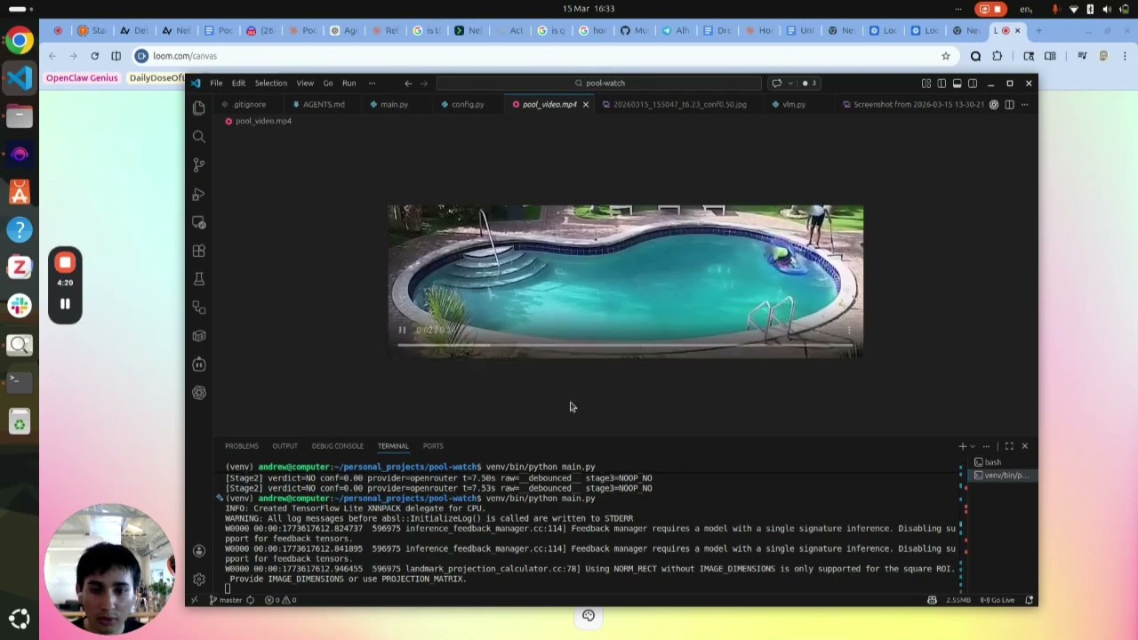 Pool Watch project preview