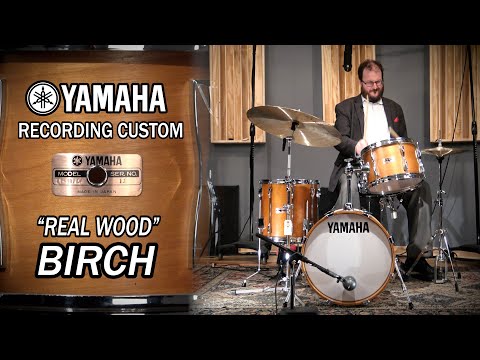 Yamaha 80s Recording Custom Drum Kit - Real Wood Birch