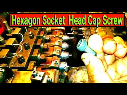 How To Make Hexagon Socket Head Cap Screw | Bolt Former Machine Tutorial