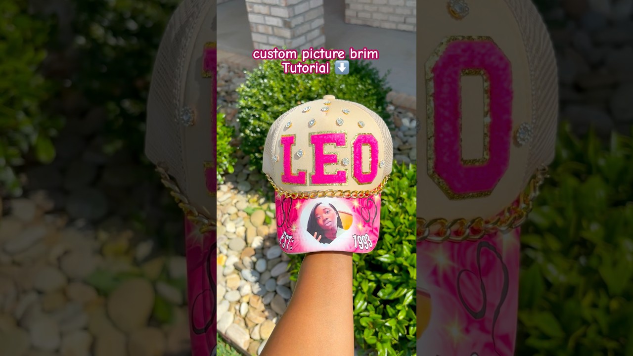 Custom Photo Brim for Trucker Hats #truckerhat #customhatbrim #snapbackhats