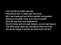 Tha Dogg Pound, ft Nate Dogg - I Don't Like to Dream About Getting Paid - Lyrics on screen