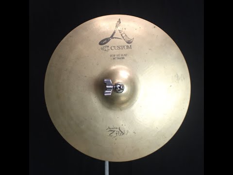Used Zildjian 14" A Custom Hi Hats - 1098g/1327g (video demo) image 6