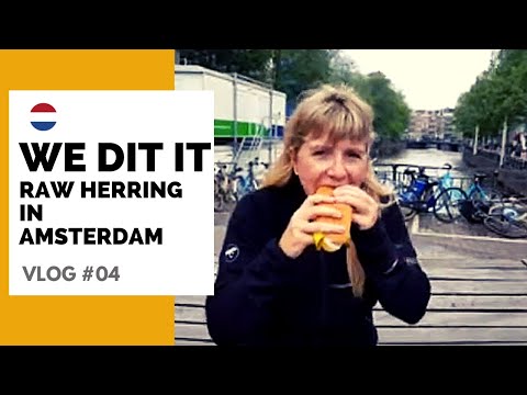 Arenque Holandês Em Amsterdã