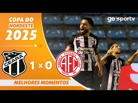 Gols e lances de Ceará x América-RN