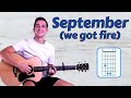 How to Play September (We Got Fire) by Sparky Deathcap l Guitar Lesson