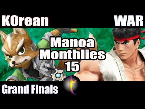 MM15 Singles: SSB Wii U - GF - K0rean vs WAR