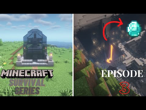 ChaosAtlas - CAVE EXPLORATION, DIAMONDS & FOUNTAIN!- Ep 3- Minecraft 1.19 Let's Play Survival series
