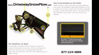 MEYER HOME PLOW features overview of the plow