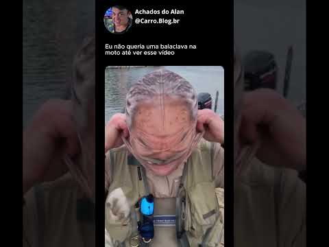Eu não sabia que precisava de uma balaclava na moto até ver esse vídeo #shorts #moto #motocicleta