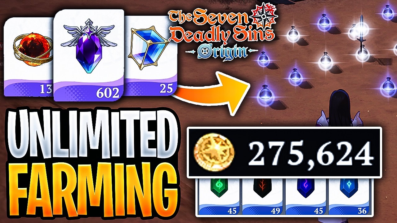 New UPDATED Farming Route Strategy! Farm UNLIMITED Resources NOW | Seven Deadly Sins: Origin