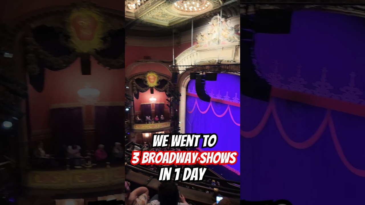 3 Broadway Shows in 1 Day?! #broadway #theatre #musical #travel #newyork #nyc #bway #musicaltheatre