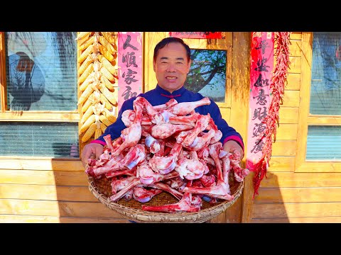 20 Pounds of LAMB BONE for One Soup, Ideal Meal For Spring! | Uncle Rural Gourmet
