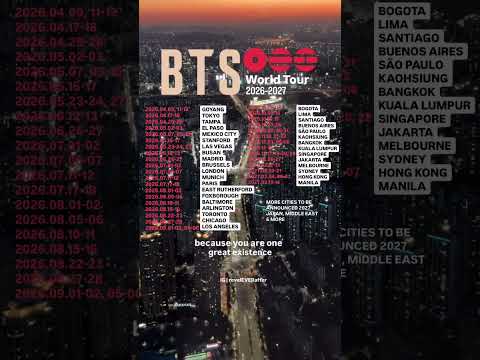 2026-27 BTS World Tour