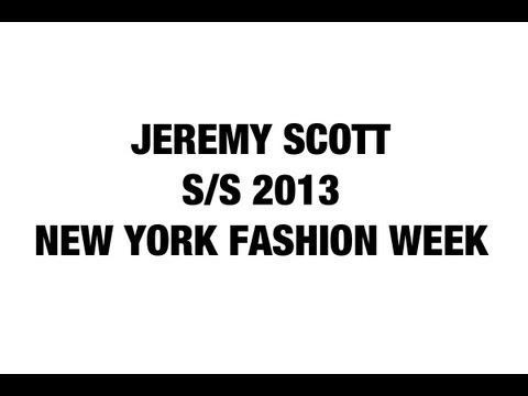 DG DAILY PRESENTS: Jeremy Scott S/S 2013 NYFW