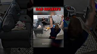 Dad Reflexes ☠️ Dad Safe His Baby Perfect Moments #edit #usa #newyork