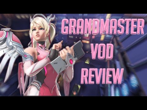 Helping a GRANDMASTER MERCY with ULT TRACKING!!!! | Mercy VOD Reviews #1