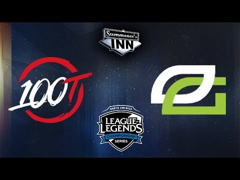 100 vs OPT - NA LCS Spring Split 2018 | W1D1 [GER]