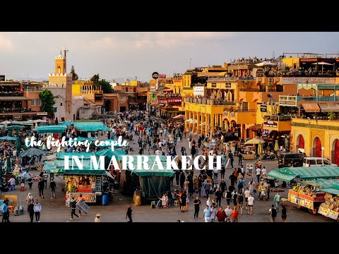 Marrakech (Morocco) - A Walking Tour Through the Medina of the Red City (4K)