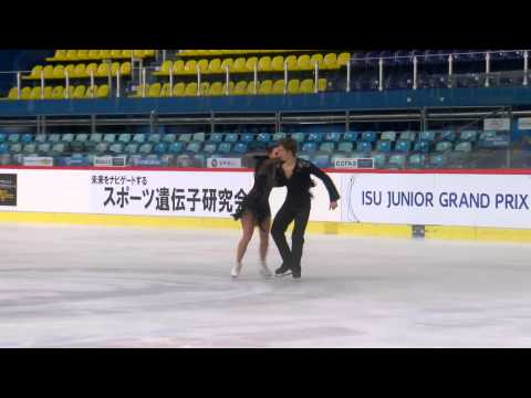 ISU 2014 Jr Grand Prix Zagreb Free Dance Daria MOROZOVA / Mikhail ZHIRNOV RUS