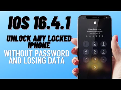 iOS 16.4.1 !! How To Get Into A Locked iPhone Without Password And Losing Any Data