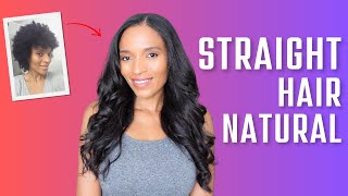 Why My Type 4 Natural Hair Grows Faster Straight | Straight Hair Natural