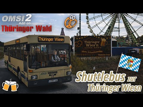 OMSI 2: Thüringer Wald 🍺🥨 - Shuttlebus zur Wiesn im Oldtimer! #379 | PxlKiing