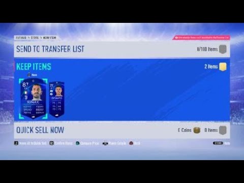 FIFA 19 WALKOUT IN UCL TWO PLAYER PACK!