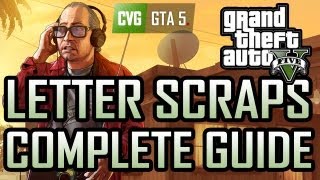 GTA 5 Letter scraps guide and final cutscene