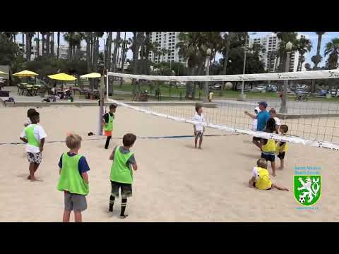 Santa Monica Beach Soccer - Foot Volley Practice