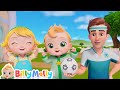 Head Shoulders Knees and Toes | Learn Body Parts | Time for Family | Billy Molly - Nursery Rhymes