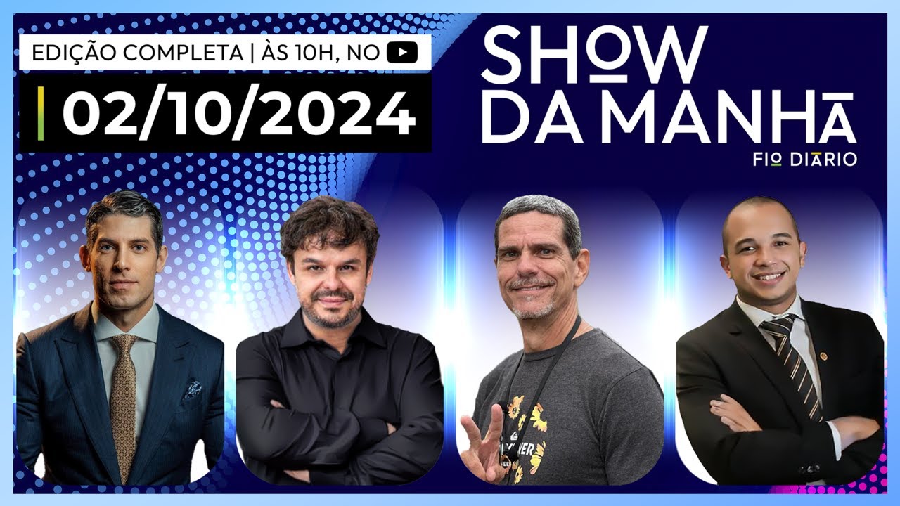 SHOW DA MANHÃ - MARCO ANTÔNIO COSTA, ADRILLES, DIDI RED PILL E DOUGLAS GARCIA - 02/10/2024