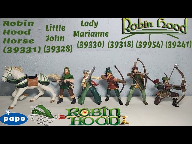 Vídeo relacionado con Papo- Robin Hood, stehend Figura, Color Verde marrón (39954)