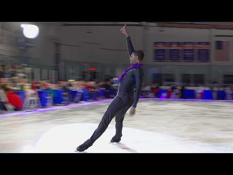 &laquo;Purple Rain&raquo;, Эммануэль Савари выступает на ледовом шоу 2026 года в Patriot Ice Center