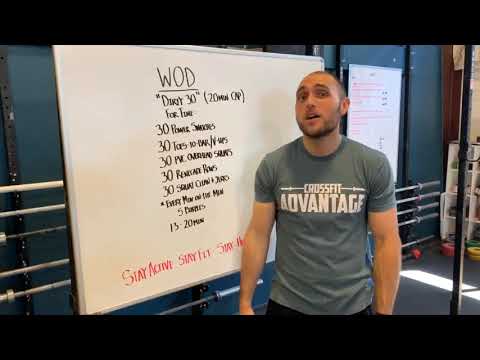 “Dirty Thirty” Workout Description