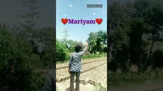 Mariyam Name Whatsapp Status 💕 - Shahzaib Gulza