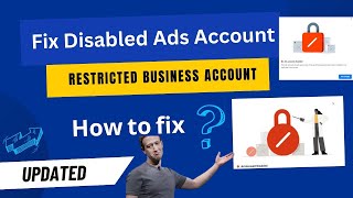 How To Fix facebook ad account disabled & Facebook Ad Account Restricted (2024 Updated)