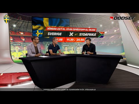 Studio Oddset VM - Inför Sverige-Sydafrika
