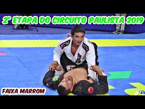 Jiu Jitsu - Faixa Marrom - 2° Etapa do Circuito Paulista 2019