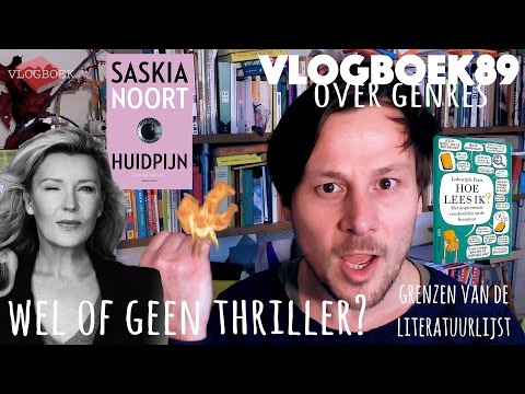 Vlogboek89 - Huidpijn van Saskia Noort, genres en de literatuurlijst
