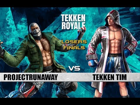 T7 - ProjectRunAway (Bryan) vs Tekken Tim (Steve) LOSER FINALS - Tekken Royale 11/19/17