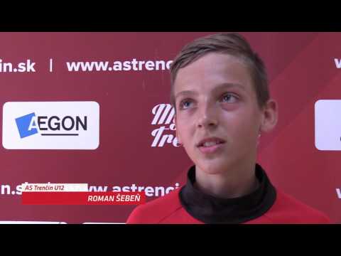 Roman Šebeň U12 - mládežnícky hráč AS Trenčín mesiaca marec