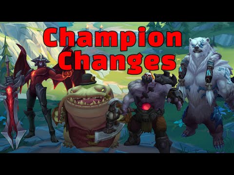 League of Legends 10+ Champion Changes (Nerfs and Buffs