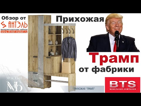 Прихожая Трамп от фабрики BTS Пенза. Обзор от Антэль - мебель, доставка Смоленск.