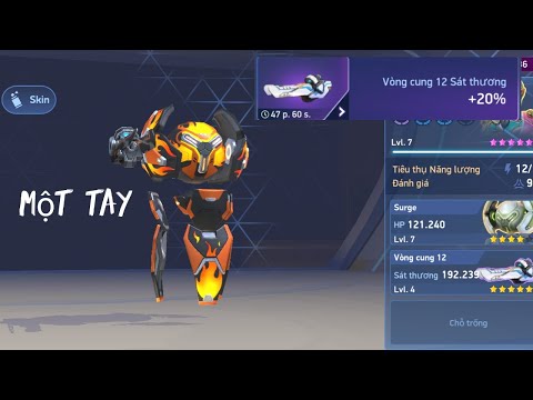 VIRAGO NHT_VN MECH ARENA  : Surge vòng cung 12 , tính năng mới hệ số - Surge Arc Torrent 12